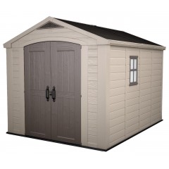 Хозяйственный блок Keter FACTOR 8x8 бежевый 585 серо-коричневый 557