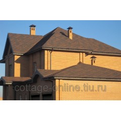 Черепица гибкая  однослойная Rocky Спелый каштан 3,0 кв.м