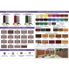 Металлический штакетник трапециевидный широкий 120 мм RAL 6026 зеленый опал