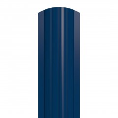 Металлический штакетник полукруглый 110 мм RAL 5005 сигнально-синий
