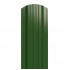 Металлический штакетник трапециевидный широкий 120 мм RAL 6002 зеленая листва