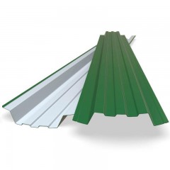 Металлический штакетник трапециевидный широкий 120 мм RAL 5015 Небесно-голубой