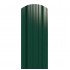 Металлический штакетник трапециевидный широкий 120 мм RAL 6005 зеленый мох