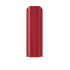 Металлический штакетник трапециевидный узкий 100 мм RAL 3005 красное вино