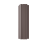 Металлический штакетник трапециевидный 100 мм Двухсторонний RAL 8019 серо-коричневый