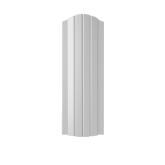 Металлический штакетник полукруглый 110 мм RAL 7004 серый