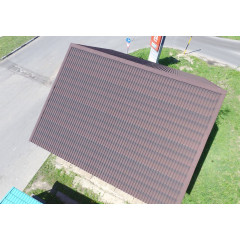 Листы Ондулин Черепица 3,3 мм Коричневый