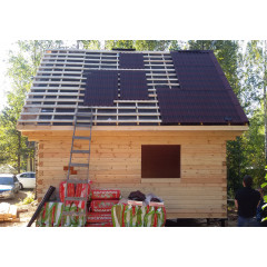 Листы Ондулин Черепица 3,3 мм Коричневый