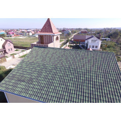 Листы Ондулин Черепица 3,3 мм Зеленый