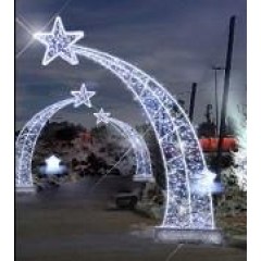 Световая фигура арка «Падающая звезда»