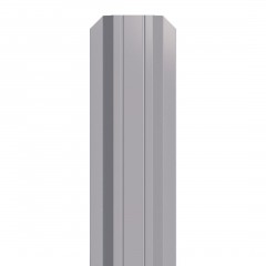 Металлический штакетник трапециевидный узкий 100 мм RAL 7004 серый