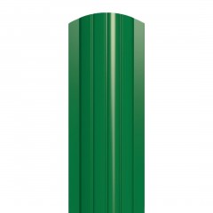 Металлический штакетник полукруглый 110 мм RAL 6029 зеленая мята